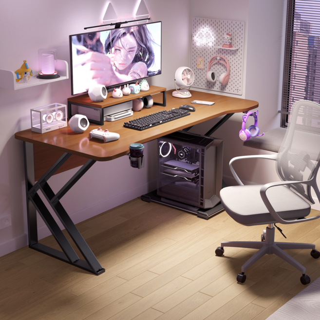 투에스리빙(2S LIVING) 게이밍 컴퓨터 책상, 우드1200