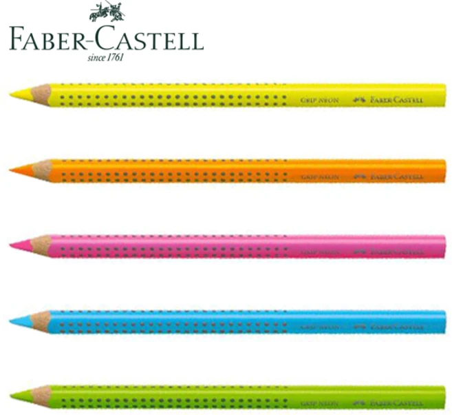 Faber-Castell TEXTLINER 1148 파버카스텔 점보그립 형광 색연필 낱개 (텍스트라이너 1148), Green - 쿠팡