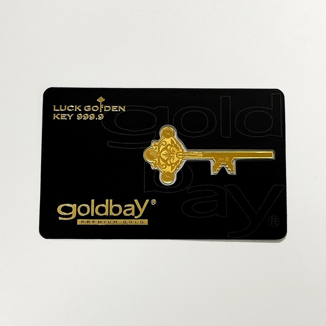 [골드베이미니] 순금열쇠 1g 행운의 열쇠 골드바 콩알금 24K 999.9