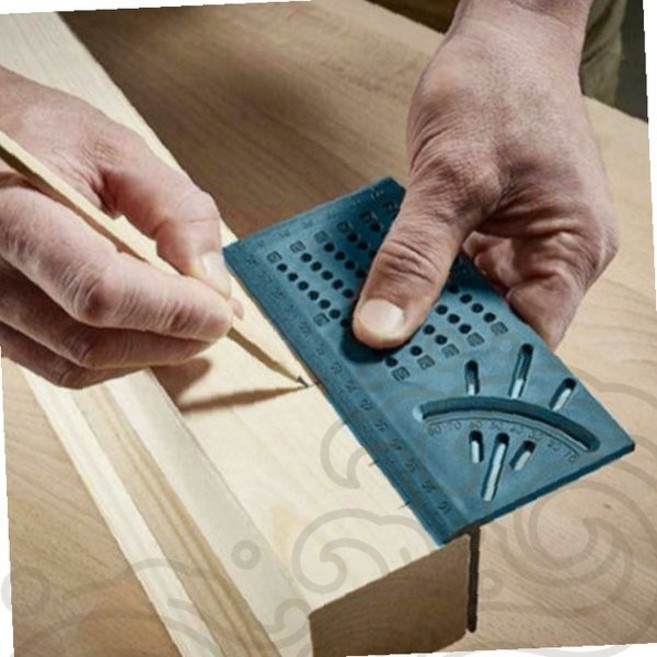 유저핏 목공 직각자 다양한 각도 연귀자 만능 표시 USERFIT-ZA90, 1개