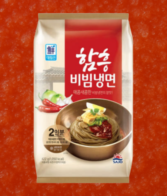 사조대림 함흥비빔냉면 2인세트 (432g)