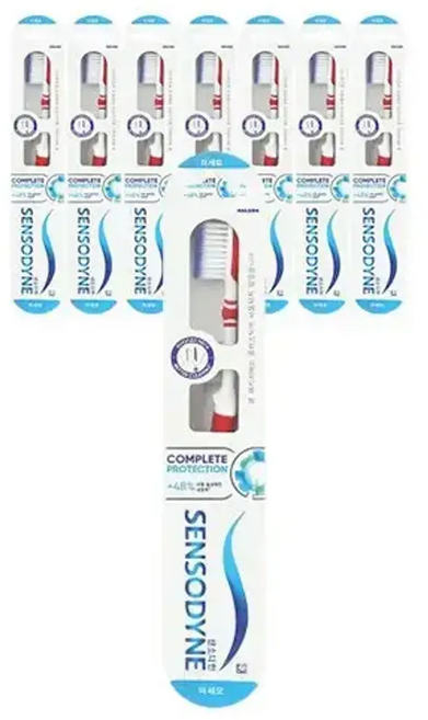 센소다인 컴플리트 프로텍션 미세모 칫솔, 8개, 1개입