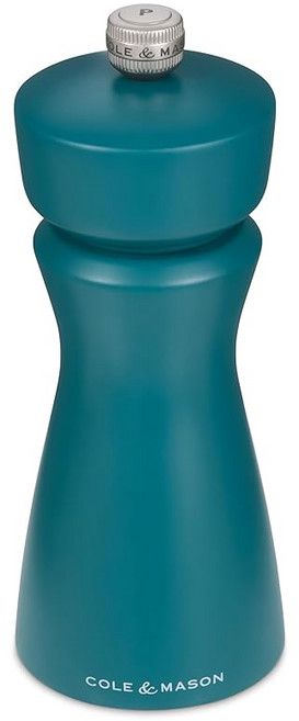 콜 메이슨 COLEMASON 켄톤 솔트밀 시솔트 15cm 세라믹 블레이드 정밀 분쇄 조정 가능 소금·후추 모두 사용 가능 노브 2종 포함 컴팩트 디자인