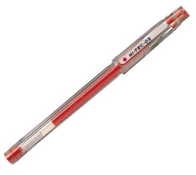 枕頭山 百樂 LH-20C 超細鋼珠筆 中性筆 原子筆, 紅, 1個