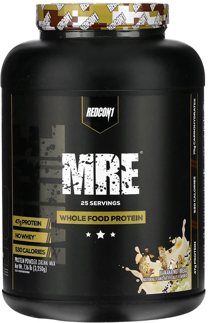 Redcon1 MRE Whole Food Protein Banana Nut Bread 7.16 lb 3 250 g, Redcon1, MRE, Whole Food Prote, 1개 - 쿠팡