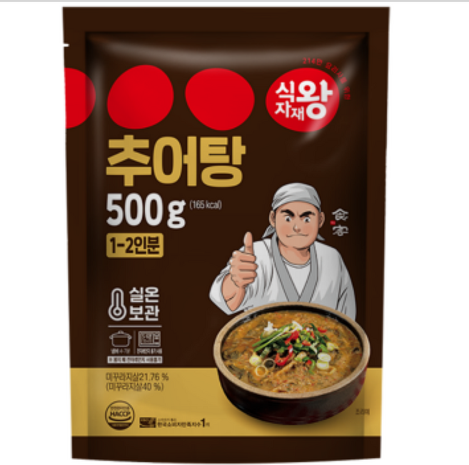 식자재왕 추어탕, 500g, 1개
