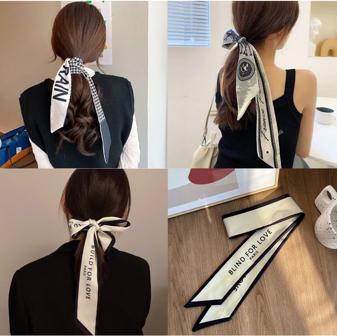 플래그잇 스카프 실크 쁘띠스카프 3종세트