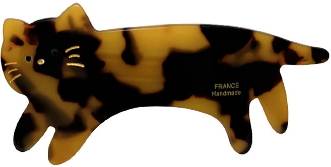 귀여운 고양이 스프링 핀 모든 스타일에 어울리다 공주머리 핀 뒷머리에 쓸 포니테일 핀 업다운 머리핀 묶은 머리 인스타그램 스타일 France Handmade