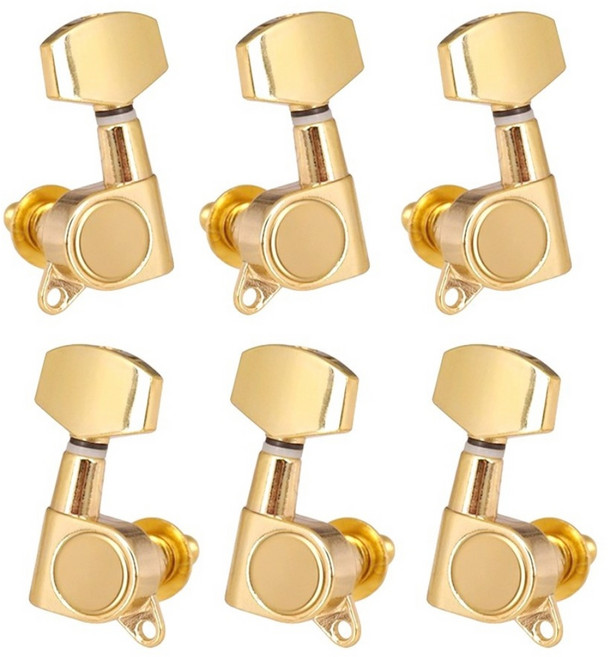 기타헤드머신 줄감개 골드 6개 세트 90GHY, 1개