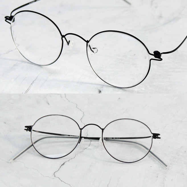 작은 사이즈 안경 알러지프리 초경량 와이어 안경테 47사이즈