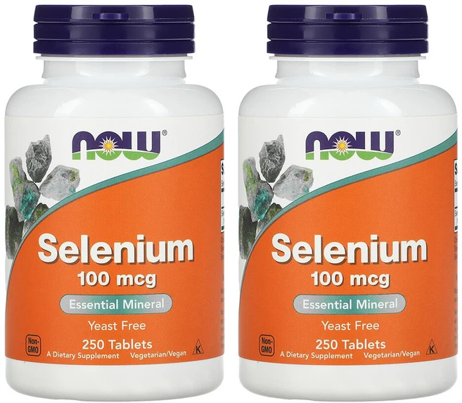 나우푸드 셀레늄 100mcg 250정, 2팩 - 쿠팡
