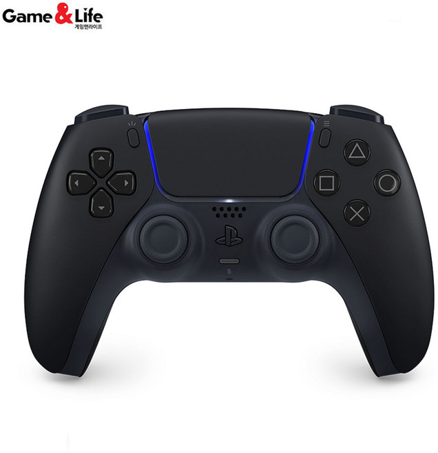 PS5 듀얼센스 무선 컨트롤러 - 미드나이트 블랙, CFI-ZCT2G 01 (블랙), 1개