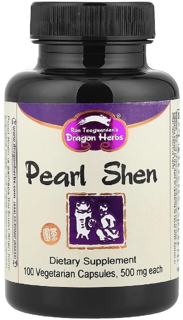 드래곤허브 펄센 Pearl Shen 500mg 식물성 캡슐 100정, 1개 - 쿠팡