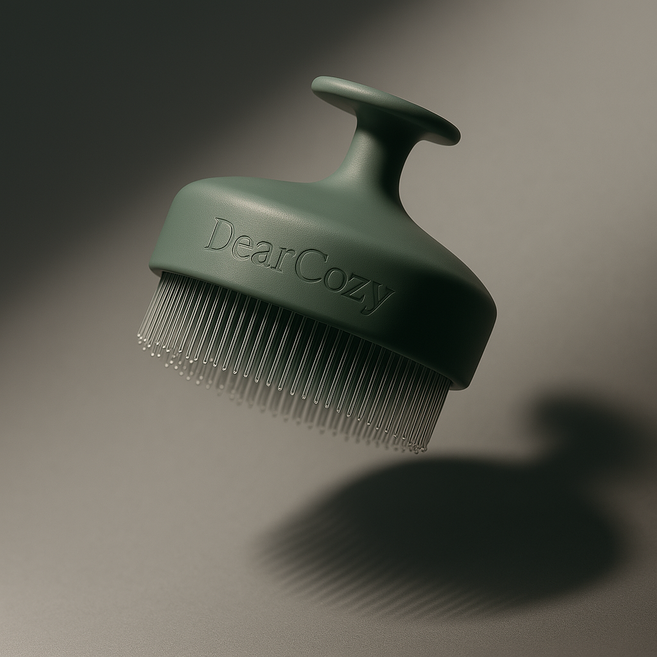 디어코지 프리미엄 딥클렌징 두피 밀착 샴푸 브러쉬, 1개, 애쉬민트