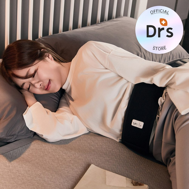 [20%할인] 닥터스 은사히트 360 원적외선 온열찜질기 찜질 탄소사방식 포터블 생리통 허리통증 찜질팩, 블랙(배터리 포함), 은사히트360