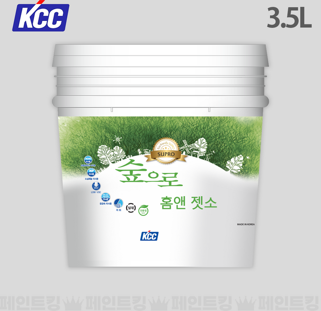 KCC페인트 숲으로 홈앤 젯소 셀프인테리어, 1개, 3.5L, 화이트