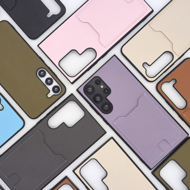 루쿠스 갤럭시S23 울트라 가죽 케이스