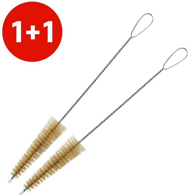 국산 주전자입구 세척솔 1+1 돈모 오일병솔 틈새세척, 본상품선택, 1개