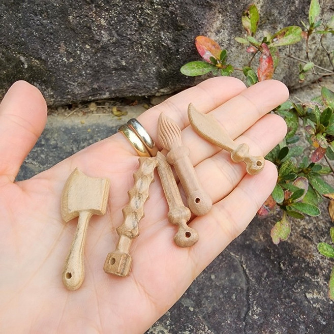 액운 액막이 복숭아나무 재물 합격 승진 득남 비방 용품, 단검 1P