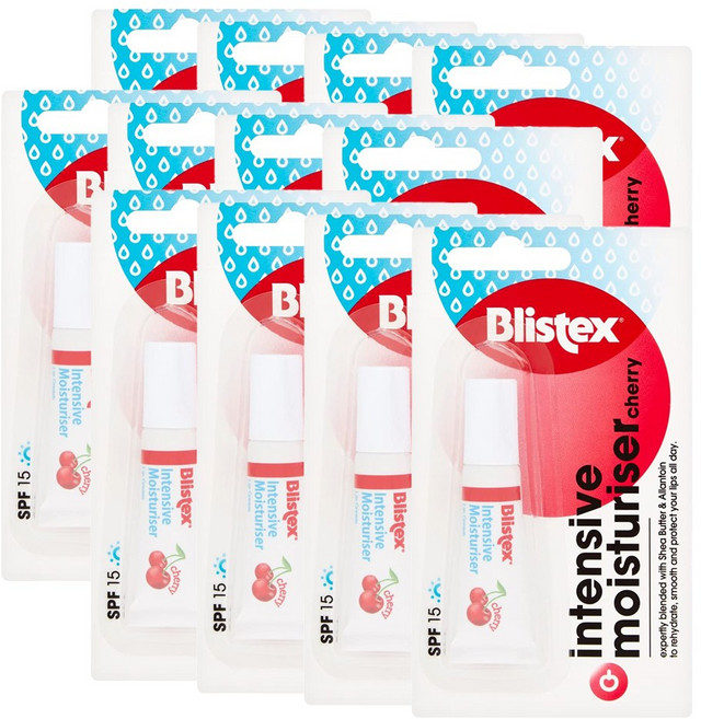 Blistex 블리스텍스 립 크림 모이스쳐라이져 체리 SPF15 6ml 12팩