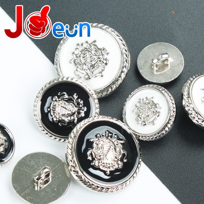 도금 단추 럭셔리 양복 정장 몽키 단추, 1세트, A.몽키 화이트-18mm(3개)