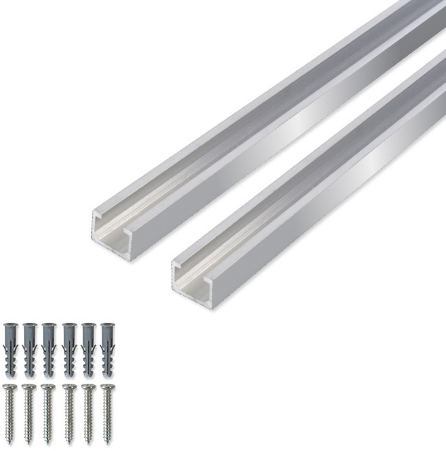 코텍 액자걸이 액자레일90cm*2개입 실버, 2개