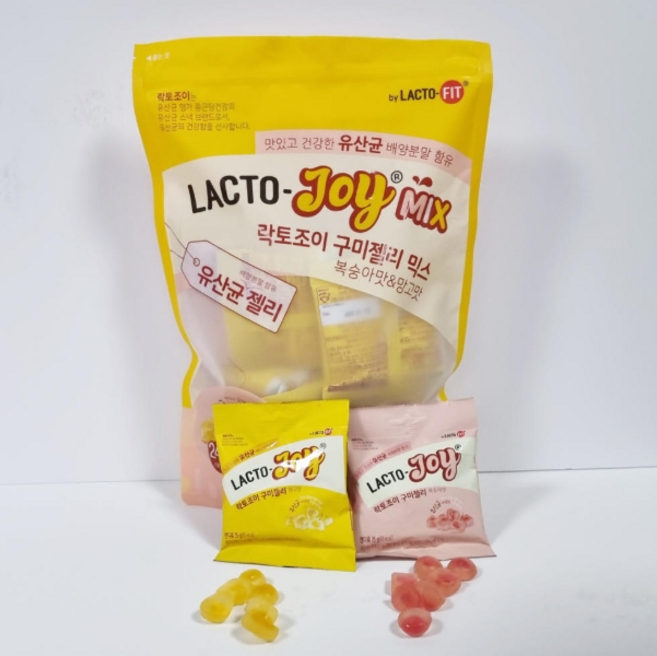 락토조이 유산균 젤리 복숭아+망고, 25g, 10개