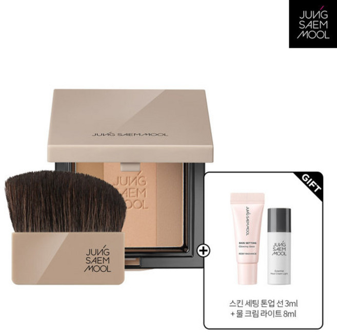 [정샘물] 정샘물 스킨 누더 쉐이딩 팩트+ 톤업 선 3ml + 물크림라이트8ml, [00001]쉐이딩 팩트