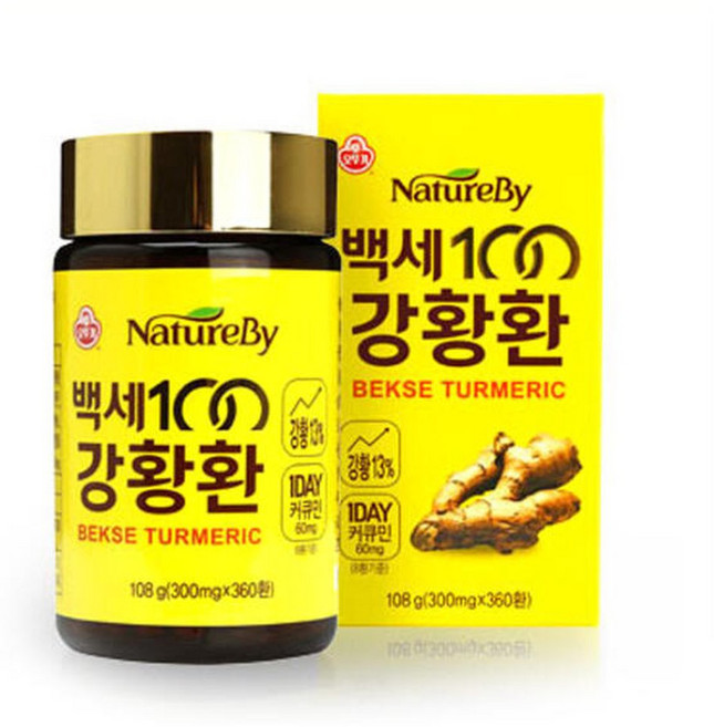 오뚜기 네이쳐바이 백세 강황환(300mg x 360환), 300g, 1개