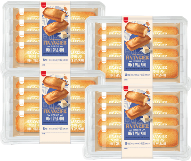 삼립 오븐에구운버터휘낭시에, 45g, 32개