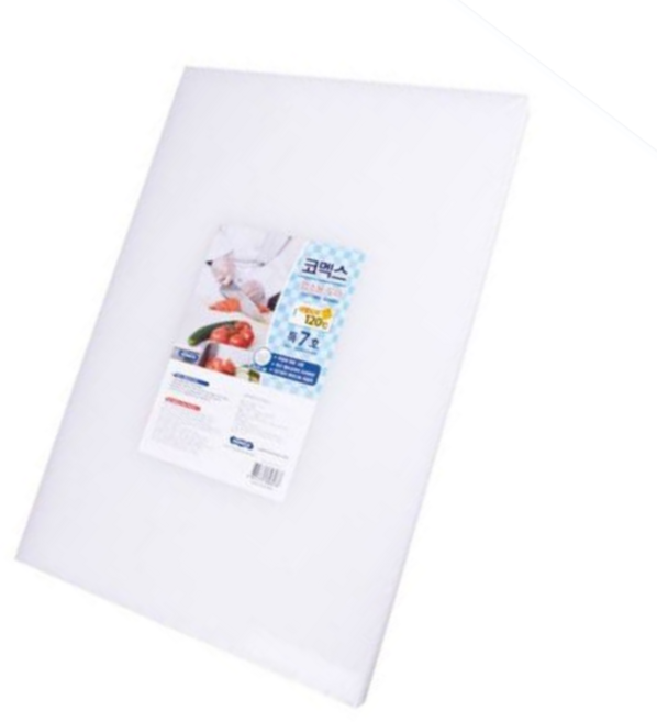 코멕스 업소용 도마 대형 두꺼운 위생 PE 국산 식당용, 1개, 화이트