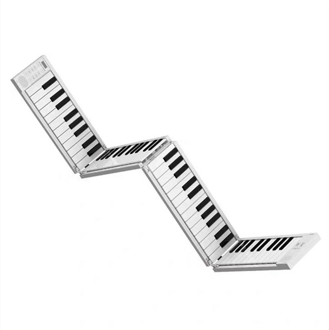 미디플러스 midiplus 폴더블 접이식 휴대용 디지털 88건반 피아노, 61키 2폴딩 피아노 충전 모델 블랙