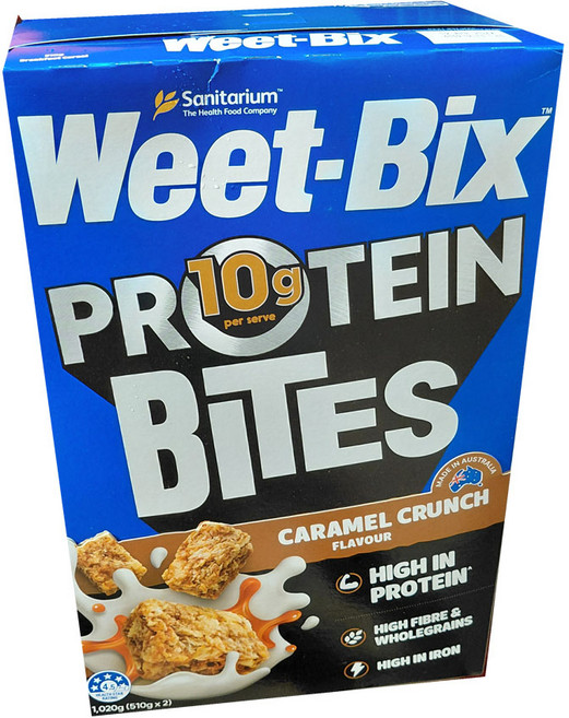 코스트코 위트빅스 프로틴 바이트 카라멜 크런치, 1개, 1.02kg