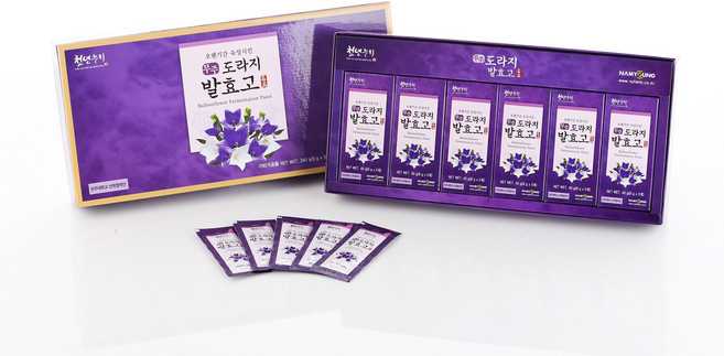 무료배송(천년누리/남영제약)국내산 원료만을 사용한/오랜기간 숙성시킨/무주 도라지 발효고 8g(스틱), 8g, 30개