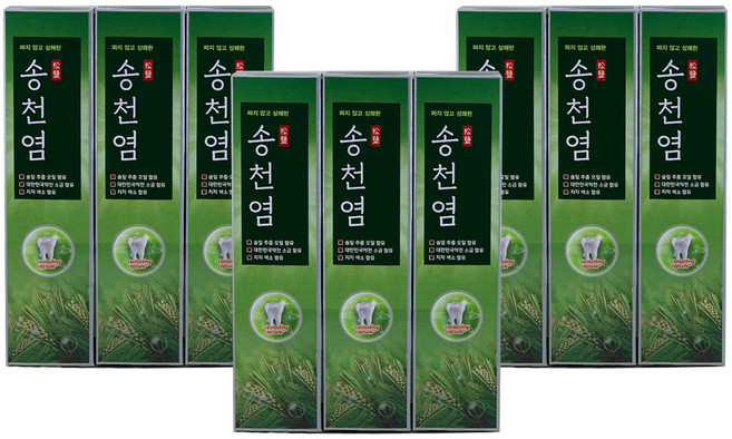 메디안 송천염치약 120g 3입 3개