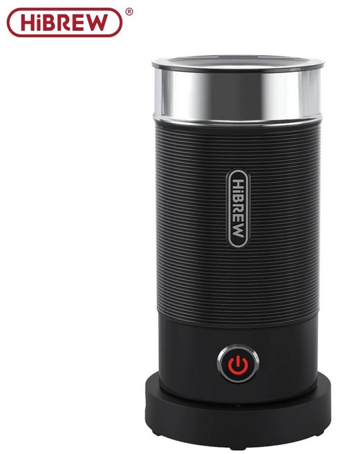 HiBREW 우유스팀기 거품기 카페 초코 녹차라떼 완전자동 쿨터치, M1A WH(Black)
