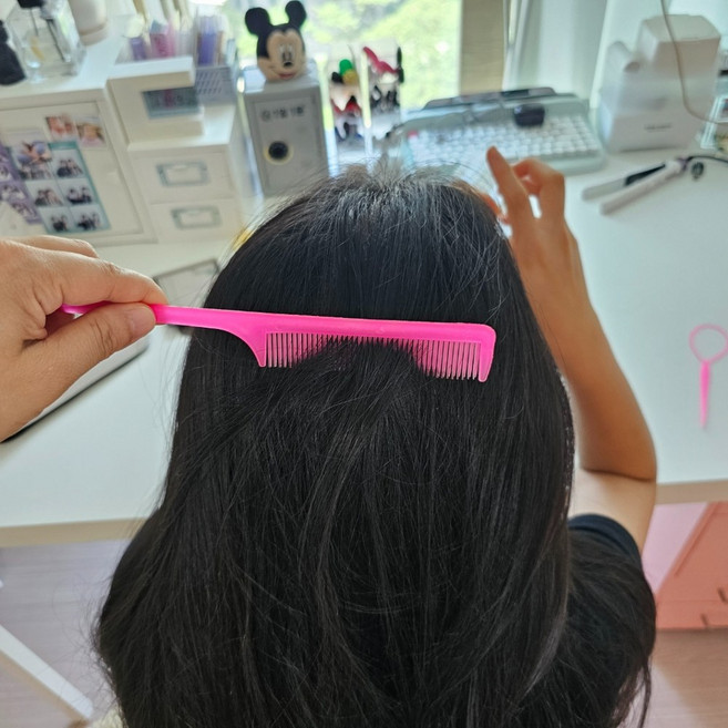 헤어연출 땋기 도구 세트 브레이드 스타일링 6종