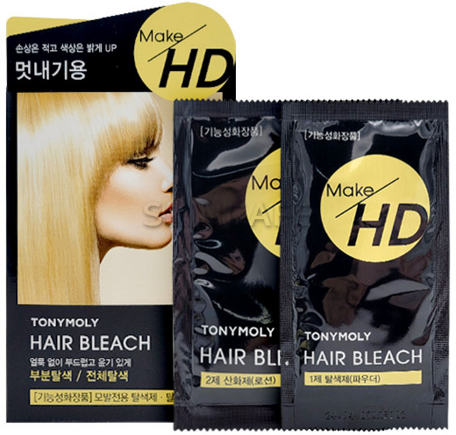 토니모리 메이크 에이치디 헤어 블리치 (탈색제), 1개