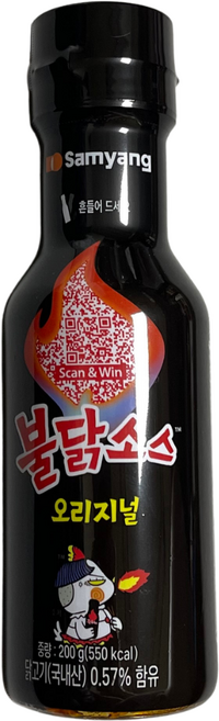 불닭 소스 오리지널, 200g, 1개
