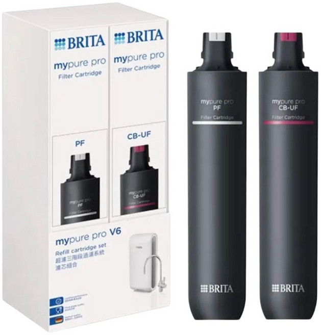 BRITA mypure pro V6 濾心組, 1個