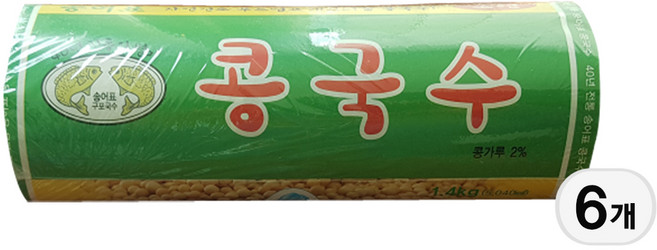 송어표 콩국수 소면/ 구포국수, 1.4kg, 6개