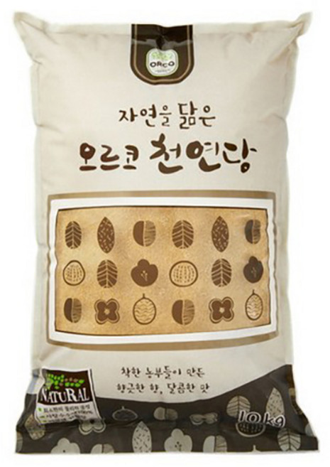 오르코 천연당 갈색설탕, 1개, 10kg