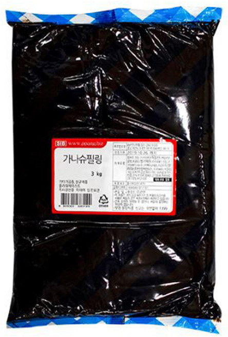 선인 가나슈필링 3kg/초코커스타드크림, 1개, 3kg