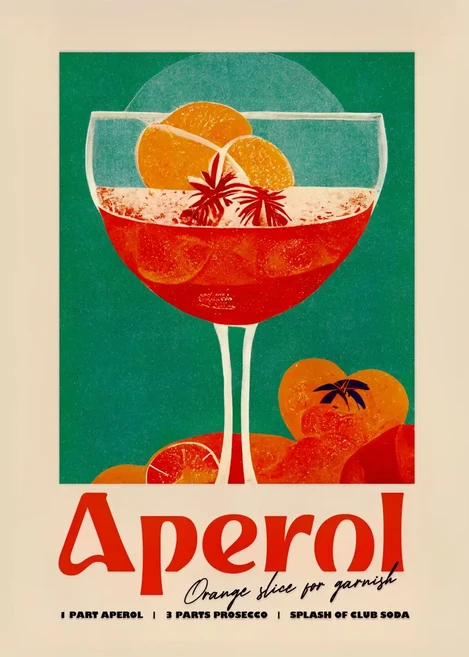 5d DIY 다이아몬드 아트 페인팅 키트 음료 Caipirinha 진 토닉 Sangria Aperol Spritz 빈티지 주방 자수 모, 02 40x50cm Round, 08 BZ1592-5