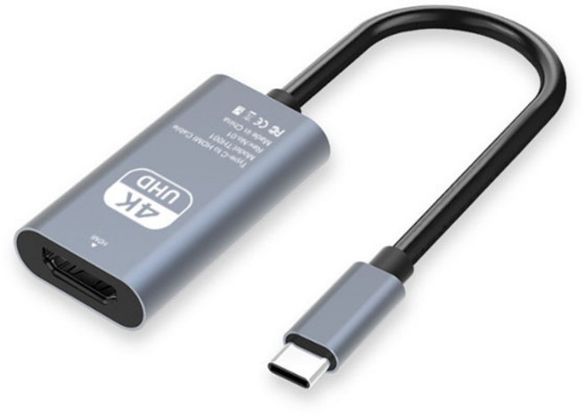 티놀지 Type-C to HDMI 미러링 컨버터 150mm 오디오지원 [T-TH001F], 1개