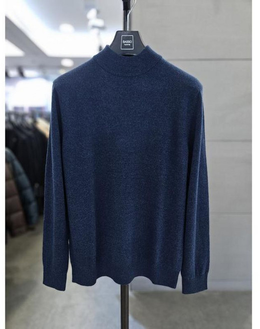 바쏘옴므 남성 겨울 반폴라 울 혼방 터틀넥 니트 WSATZ4WN89A 449937