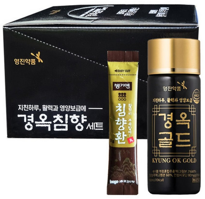 영진 경옥침향세트 10세트 경옥골드 100ml 침향환 3g