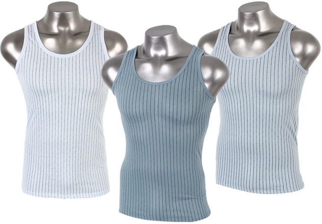 남성용 베이직 스타일 런닝 3종