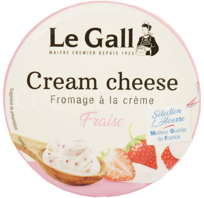 Le Gall 르갈 크림치즈 150g (1.딸기 2.플레인 3.갈릭&허브 / 3종 택1) / 프랑스, 1개