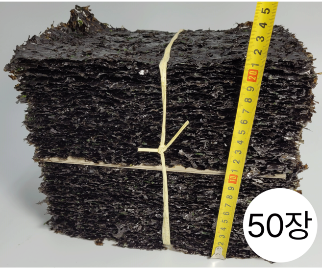 완도 곱창김 100장 명품 곱창돌김 지주식 김 대천 신안 해남 진도 장흥 선물세트, 특 곱창김 50매, 1개